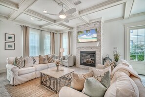 Living Room - Equipped with a Large Flat Screen TV