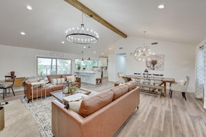 Family room with plenty of space to gather and enjoy