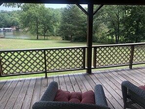 Lake view from back deck. 