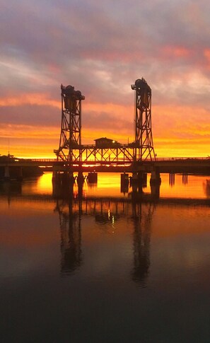 Wardell historical bridge, at Sunset