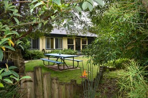 It is 'paradise' sitting in the backyard