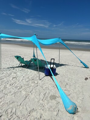 Set your tent up for the day!!!  Plenty of coolers and a beach cart!
