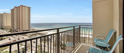 Stunning gulf views from the balcony!