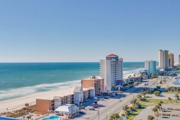 Stunning gulf views from the balcony!