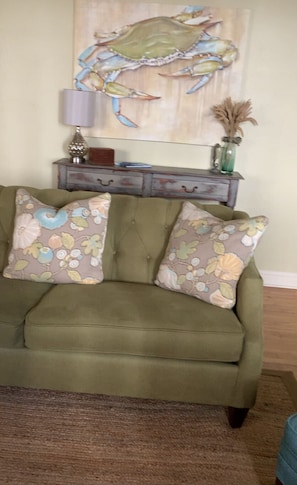 I want you to love our local artists! This painting was purchased at B & B