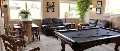 1st Living/Game Room with 60” Smart TV