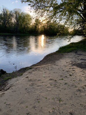 Private beach