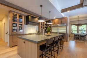 Kitchen with Countertop Seating for 4