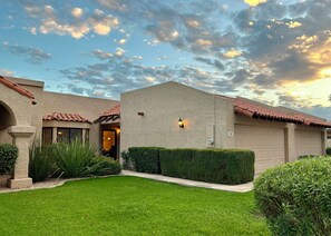 Attached 2 car garage.