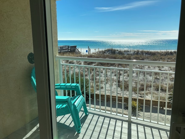 Condo directly on the beach with beautiful sunrise views.