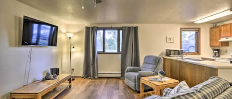 Columbus Vacation Rental | 1BR | 1BA | Single Story | Steps Required