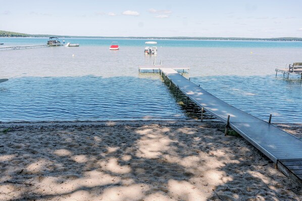 Private beach
