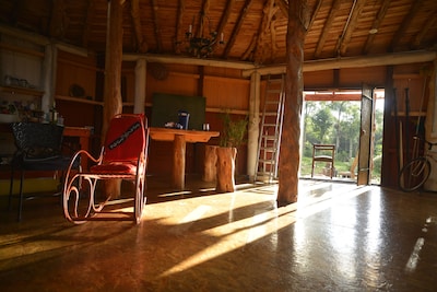 The Round cottage located in  rural Filandia.