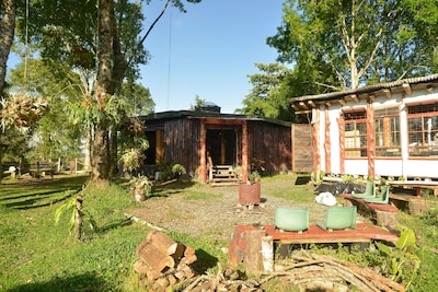 The Round cottage located in  rural Filandia.