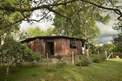 The Round cottage located in  rural Filandia.