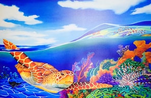 This beautiful print is from Barbara's Art Studio in Christiansted.