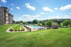 Patio View - Seasonal Pool Access