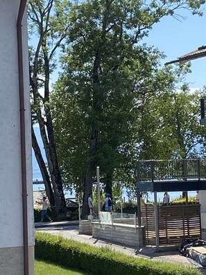 Blick von der Unterkunft