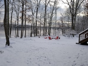 Winter View of Lake