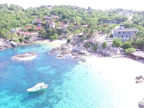 Casa El Delfin - Aerial view from the Pacific Ocean 