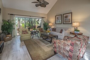 Living room with a comfortable and relaxing ambiance