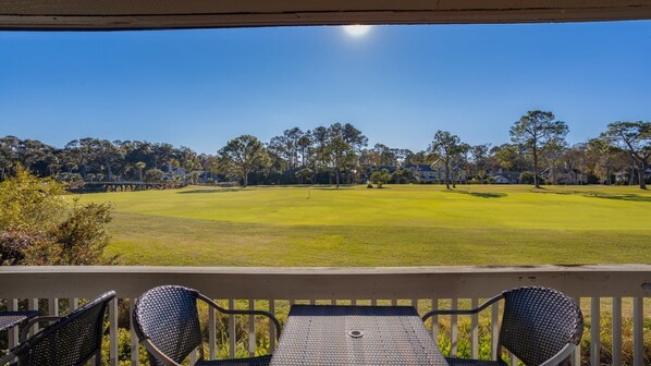 Gorgeous view of the golf course just outside your villa