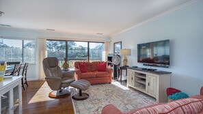 Spacious and bright living room perfect for relaxing