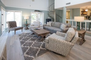 Living room with comfortable seating