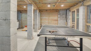 Enjoy ping pong matches after your beach adventures