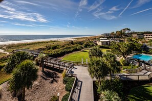 Easy beach access from complex grounds