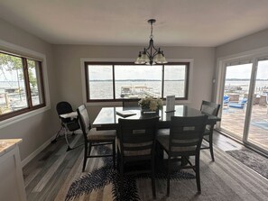 Beautiful views surround the dining rooms