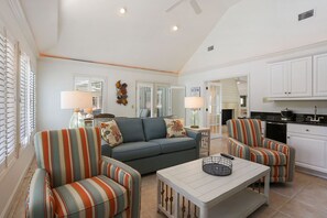 Bright, cozy living space perfect for relaxing or entertaining