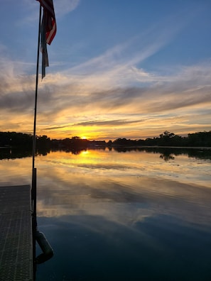 Amazing sunsets. Kayak, paddle board, fish, swim, play, bond and make memories.