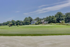 Golf views from private deck
