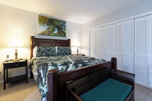 Primary bedroom with a queen bed