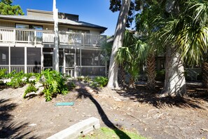 First floor unit with views of community grounds