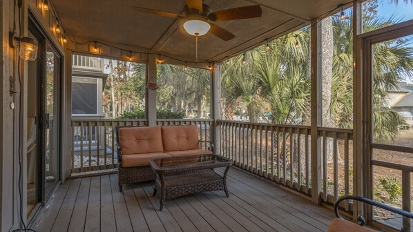 Beautiful screened in porch