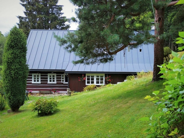 Maison, Propriété, Domicile, Chalet, Lot Terre, Bâtiment, Cour, Grange, Ferme, Arbre