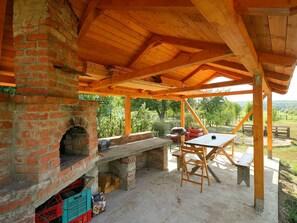 Eigentum, Zimmer, Gebäude, Haus, Strahl, Grundeigentum, Steinofen, Blockhaus, Zuhause, Veranda
