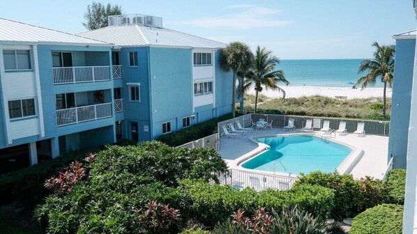 Beach  and Pool View from Your Balcony