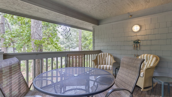 Private balcony with beautiful view
