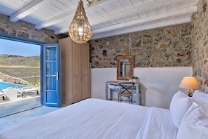 Elegant Mykonos Villa | Villa Air | Private Pool | 4 Bedrooms | Sea View | Panormos