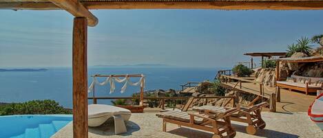 Super Deluxe Mykonos Villa | Villa Orion | 12 Bedroom | 2 Private Infinity Pools | Helipad | Kastro by VillaMore