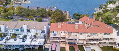 Drone Shot of the Property from Lake LBJ