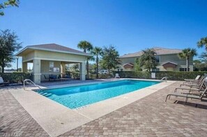 Community pool and gated community.  