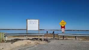 private beach