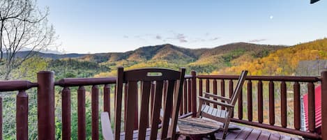 Third level deck.  Gorgeous view!