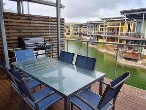 Villa 13 South Shores Resort Normanville - lagoon view from upper balcony