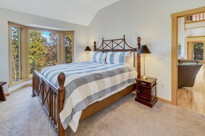 King master bedroom on main floor