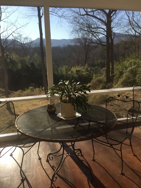 Back screened in porch